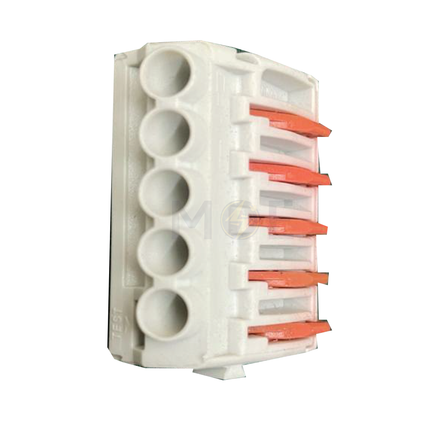 JSL Push-In Componible Fast Connector 5 Holes 1-4mm Wago | 222-5 | جنكسيون وصل واغو