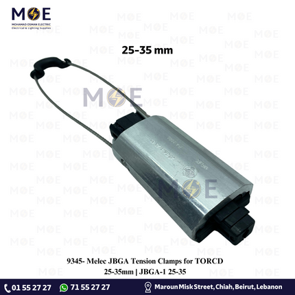 Melec JBGA Tension Clamps for TORCD 25-35mm | JBGA-1 25-35 | مشد تورسدي