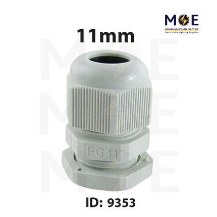 Orient Cable Gland PG11 ( 5mm - 10mm ) | PG11 | برس اتوب للكابل رمادي
