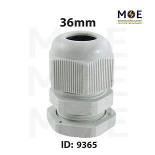 Elettrocanali Cable Gland White PG63 ( 20mm - 31mm ) | PG36 - M36X1.5 | برس اتوب للكابل ابيض