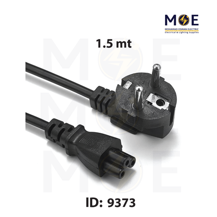 HE Power Cord Female Mickey IEC C5 3x0.75mm 10A 250V 1.5mt | كابل باور ميكي