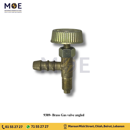 Brass Gas valve angle | مفتاح غاز زاوية