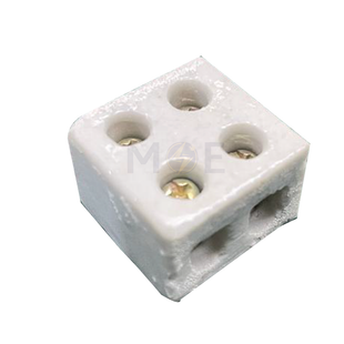 Terminal Block Porcelain Small Gray 2P | TerminalBlock-2P-Small | جنكسيون بورسلين صغير رمادي