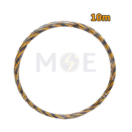 Twisted Polyester Fish Tape Wire Guide BlackYellow 10m