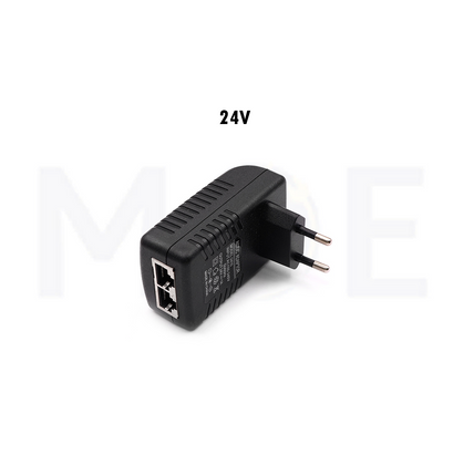 Power Over Ethernet Adapter | POE Power Adapter RJ45 24V 1A | PSE-2410