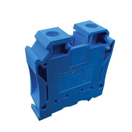 BLOX Rail Terminal Block Blue 0.75-35mm | DIN3 FJ35NE-BL | جنكسيون سكة برغي ازرق