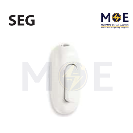 SEG Flexible Cord 2way switch white 1P | SESD296GN | بوار بلوطة دوبل دركسيون