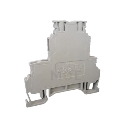 ONKA Double Level Rail Terminal Block Gray 2.5mm | ON-MRK 2.5-GRY 1612 | جنكسيون سكة طابقين رمادي