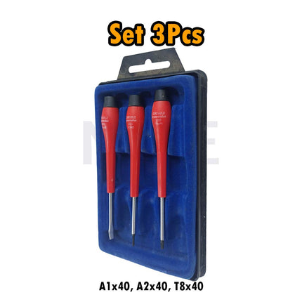 Zero Gold Mobile Phone Tablet Unlocking Mini Screwdriver Set - Electronics Screwdriver Set 3Pcs