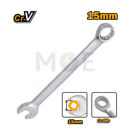 STALWELL Germany Industrial Combination Spanner 15mm