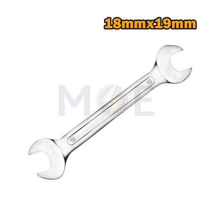 Industrial Drop Forged Double Open End Spanner 18mmx19mm
