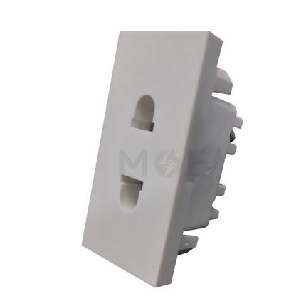 Golden Rose Euro American Standard Socket Outlet White 16A 250V | 312-M | بريز امريكي اوروبي ابيض