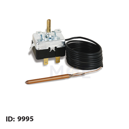 Fantini Thermostat TG200 711-11338-04A Changeover Contact 3 Rear Output Terminals 0-90°C 1.5mt | TG200 711-11338-04A | ترموستات حرارة يدوي