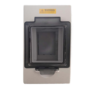 IP66 Plastic Surface Distribution Board Smoked Door For MCCB 2p 125A (270x135x155mm)