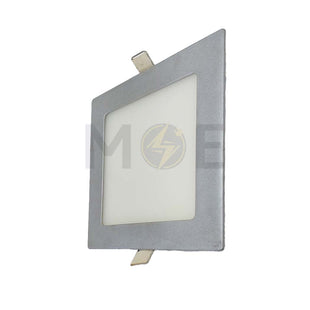 Orient LED Downlight/ Panel Light Silver Matt Ceiling Flush Mounted Square Daylight 15.5cm 12W