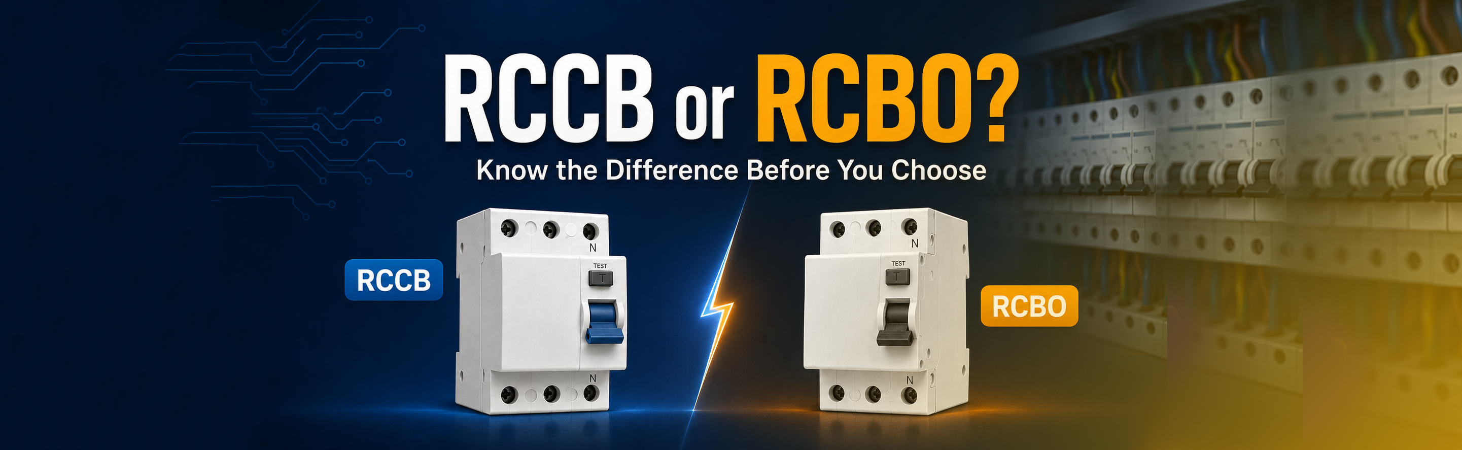 RCCB or RCBO? Understanding the Difference Helps You Choose the Right Protection