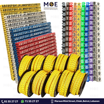 Cable Marker - Interlocking Cable Marker - Cable tags - Cable Labels