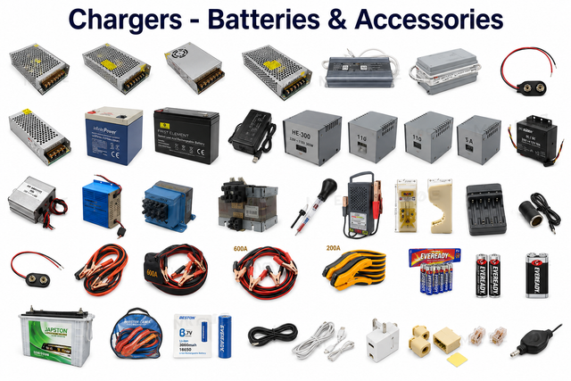 Chargers - Batteries & Accessories