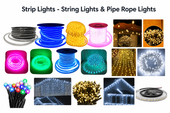 Strip Lights - String Lights & Pipe Rope Lights
