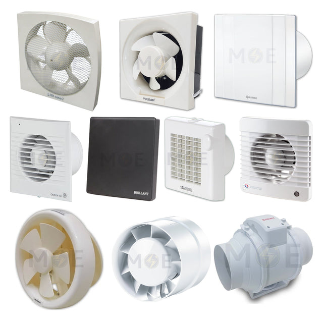 Ventilation Exhaust Fans (Aspirator) & Extractors