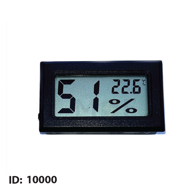 Digital Temperature Hygrometer Thermometer + Humidity -40°C to +70°C 90% RH | HTC-1 247223 | ساعة حرارة ورطوبة ديجيتال