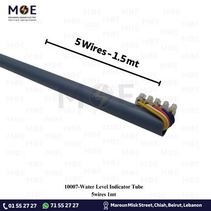 Water Level Indicator Tube 5wires 1mt