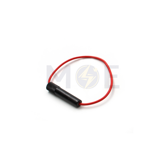 30A Screw Cap Panel Mount Fuse Holder with Wire for 6×30mm Glass Fuse | JR6214A - SLF