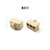 Threeway Adapter RJ11 Male to RJ11 Female 6P4C | KD3