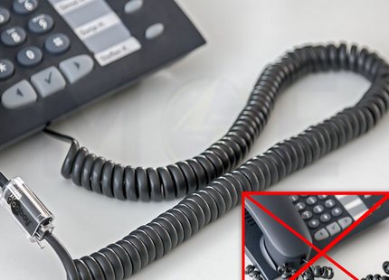Handset Twist Stopper / Detangler Adapter RJ9 | KD55