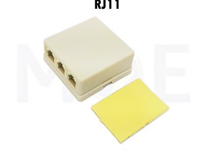 Threeway Adapter Box RJ11 1 Female to 3 RJ11 Female 6P4C | JLP103