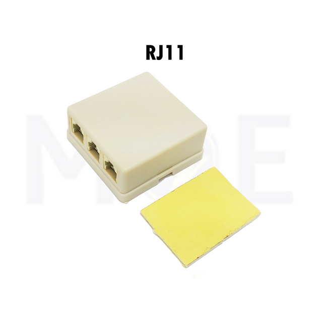 Threeway Adapter Box RJ11 1 Female to 3 RJ11 Female 6P4C | JLP103
