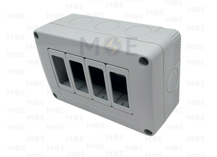 System Surface Mounting Box 4module | بوات ظاهر مربع