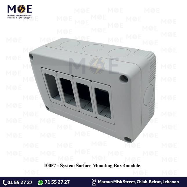 System Surface Mounting Box 4module