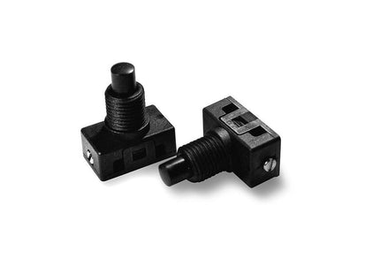 Arditi Push Button Switch Rectangular Black ON-OFF SPST 1P 1-2A 250VAC Screw | 024123 مفتاح مفرد اسود مع غطا