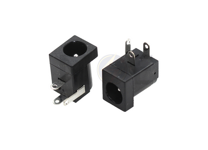 Female DC Power Supply Socket Barrel Jack 5.5×2.1mm فيش انتاية ديسي تلحيم