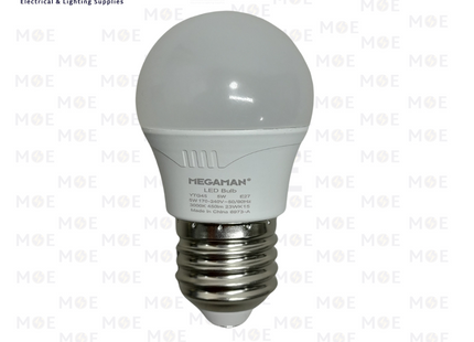 Megaman LED Lamp Bulb Warmwhite E27 05W | YTG45 | لمبة ليد برم بول ورم وايت