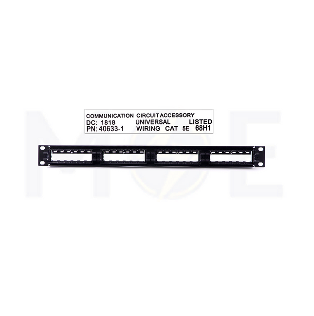 Universal Network Cabinet Rackmount patch panel 24-port AMP | 40633-1