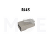 Network Plug Crimp Connector Fully Shielded Transparent STP CAT5E RJ45 8P8C
