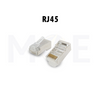 Network Plug Crimp Connector Fully Shielded Transparent STP CAT5E RJ45 8P8C