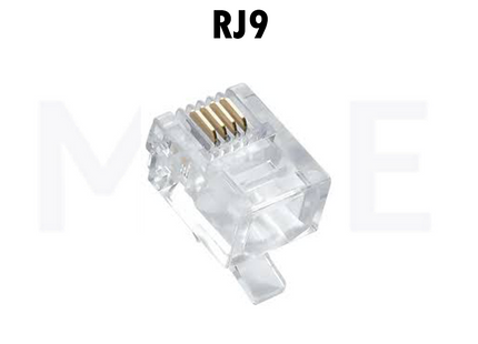 Orient Modular telephone handset Male Plug Connector RJ9 4Pin 4P4C