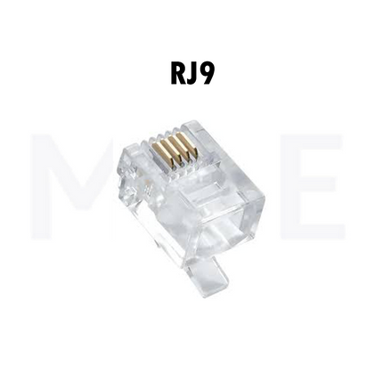 Orient Modular telephone handset Male Plug Connector RJ9 4Pin 4P4C