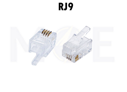 Orient Modular telephone handset Male Plug Connector RJ9 4Pin 4P4C