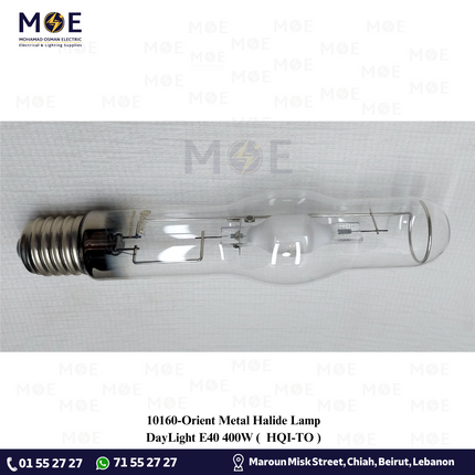 Orient Metal Halide Lamp DayLight E40 400W | HQI-TO