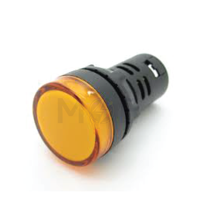 ORIENT Pilot Light / signal Lamp Yellow 220V 22mm | Temoin 22mm AD22-220V YL | لمبة اشارة اصفر