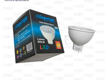 Cuperlight LED Spot Lamp Blue GU5.3 MR16 8W | لمبة سبوت ليد ازرق