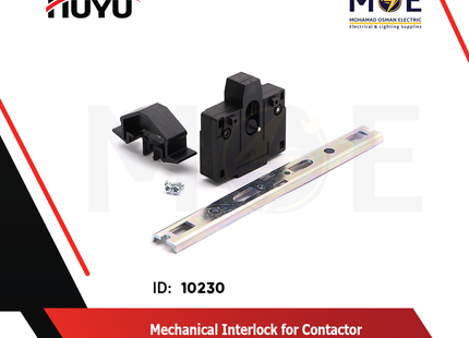 HUYU Mech. Interlock For Contactor LC1-D50004 4P | LC1-D95 / CJX2-40 | انترلوك ميكانيك