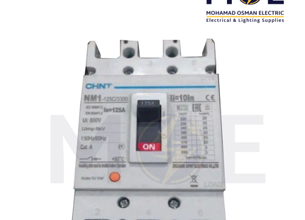 Chint MCCB NM1-125S/3300/ 3P 125A Fix | TE0068 | دجنتور صناعي