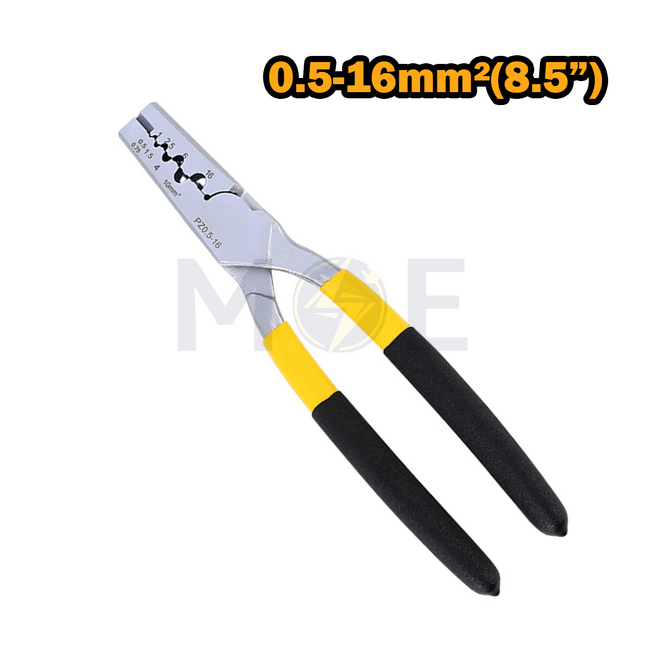Aelifv Hand Crimping Tool Range 0.5-16mm² | PZ0.5-16