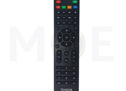 Universal SAT Remote Control Compatible with Technocoms Satellite Receivers