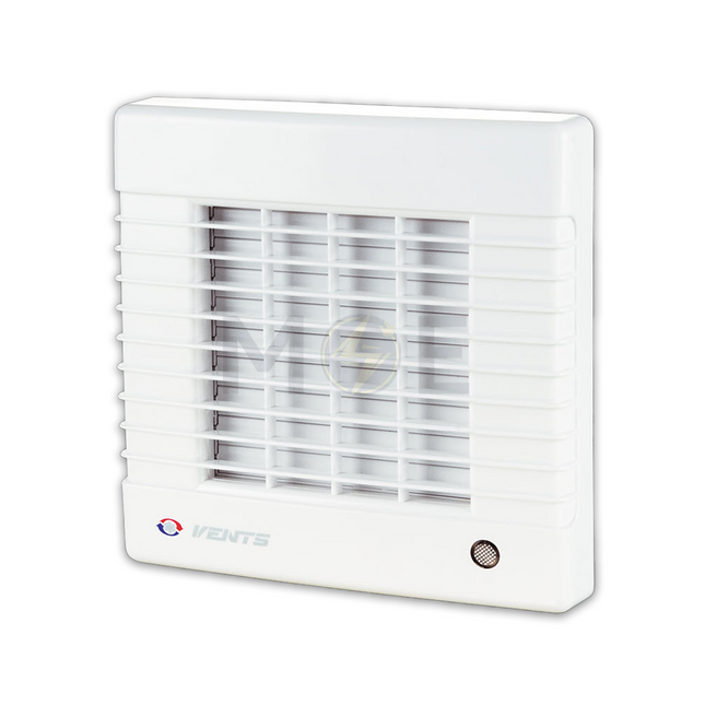 Vents Axial Exhaust Fan with Automatic Louver Shutter Square (15cm /6") 26W| 150 MA شفاط حمام بلاستيك مربع 